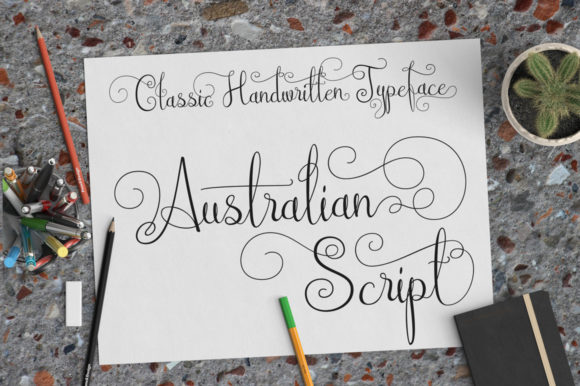 Australian Script: Mastering Elegant Handwritten Typography