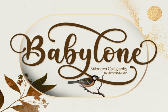 Babylone Script: The Dancing Calligraphy Font for Luxurious Design