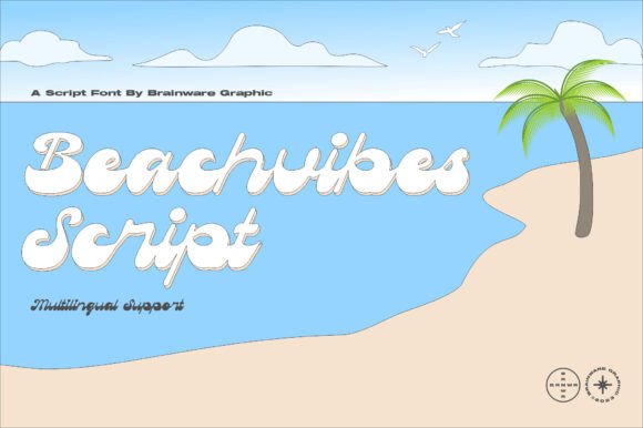 Beachvibes Script: A Retro Font with a Modern Laid-Back Soul