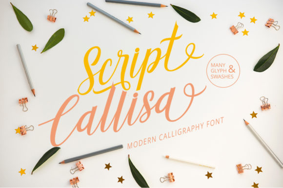 Callisa Script: A Handwritten Font with a Cute Twist