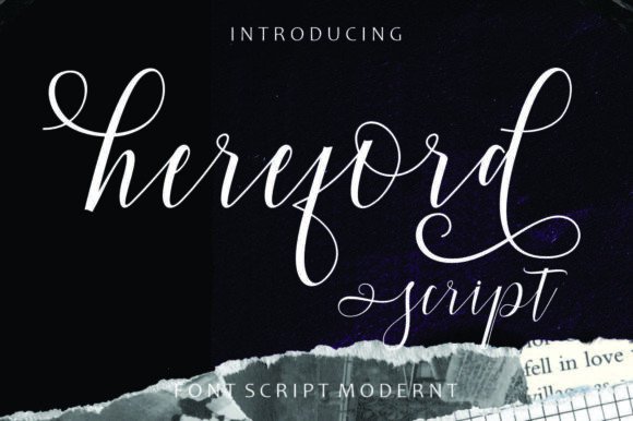 Hereford Script: Bringing Warmth to Your Brand