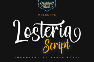 Losteria Script: Elevating Creative Projects with Handmade Elegance