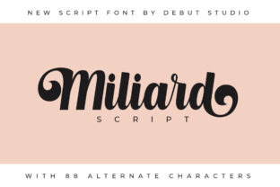 Milliard Script: A Designer's Guide to This Flowing Script Font