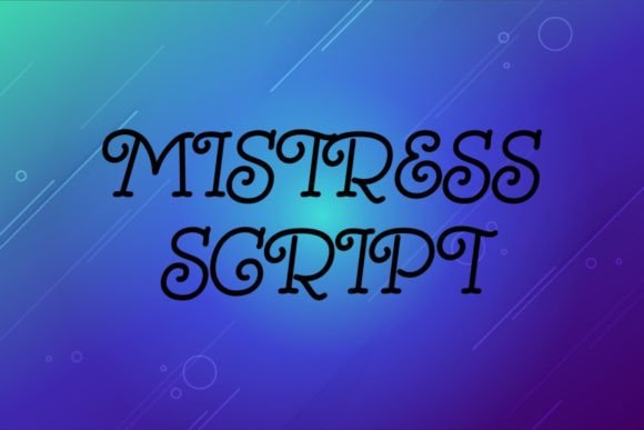 Mistress Script: An Elegant Handwritten Font for Modern Designers