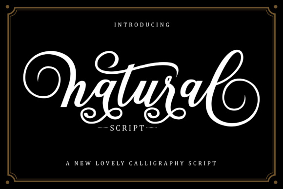 Natural Script: Adding a Modern, Feminine Touch to Your Designs