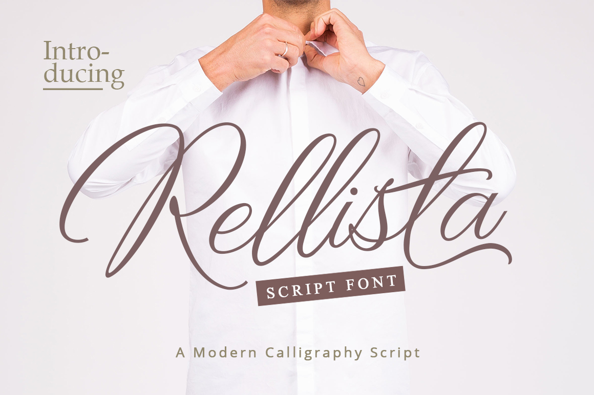 Rellista Script: A Modern Calligraphy Font for Standout Designs