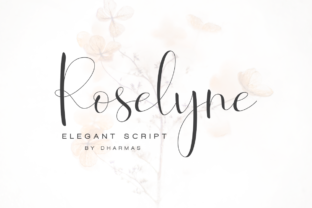 Roselyne Script: Blending Handwritten Soul with Modern Sophistication