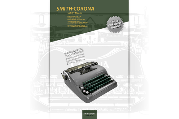 Smith-Corona Script No. 46: A Font with Authentic Typewriter Soul