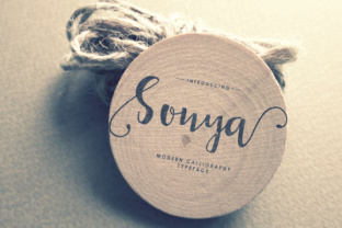 Sonya Script: A Modern Calligraphy Font with Dynamic Energy