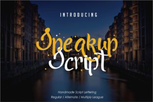Speakup Script: A Bold Handwritten Font for Impact