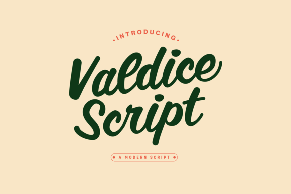Valdice Script: A Bold Typeface for Confident Branding
