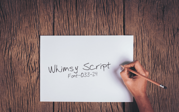 Whimsy Script: A Hand-Drawn Font for Authentic Design