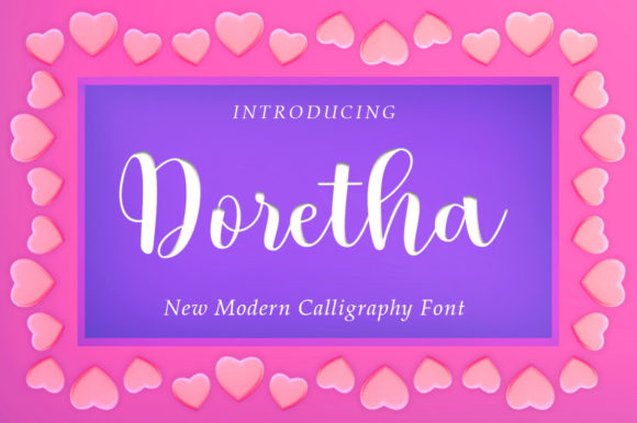 Why Doretha Script Is the Sweetheart of Modern Calligraphy Fonts